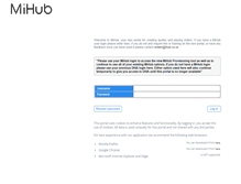Tablet Screenshot of mihub.net